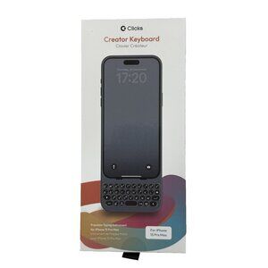 Clicks Keyboard Case For iPhone 15 Pro Max NEW Unopened